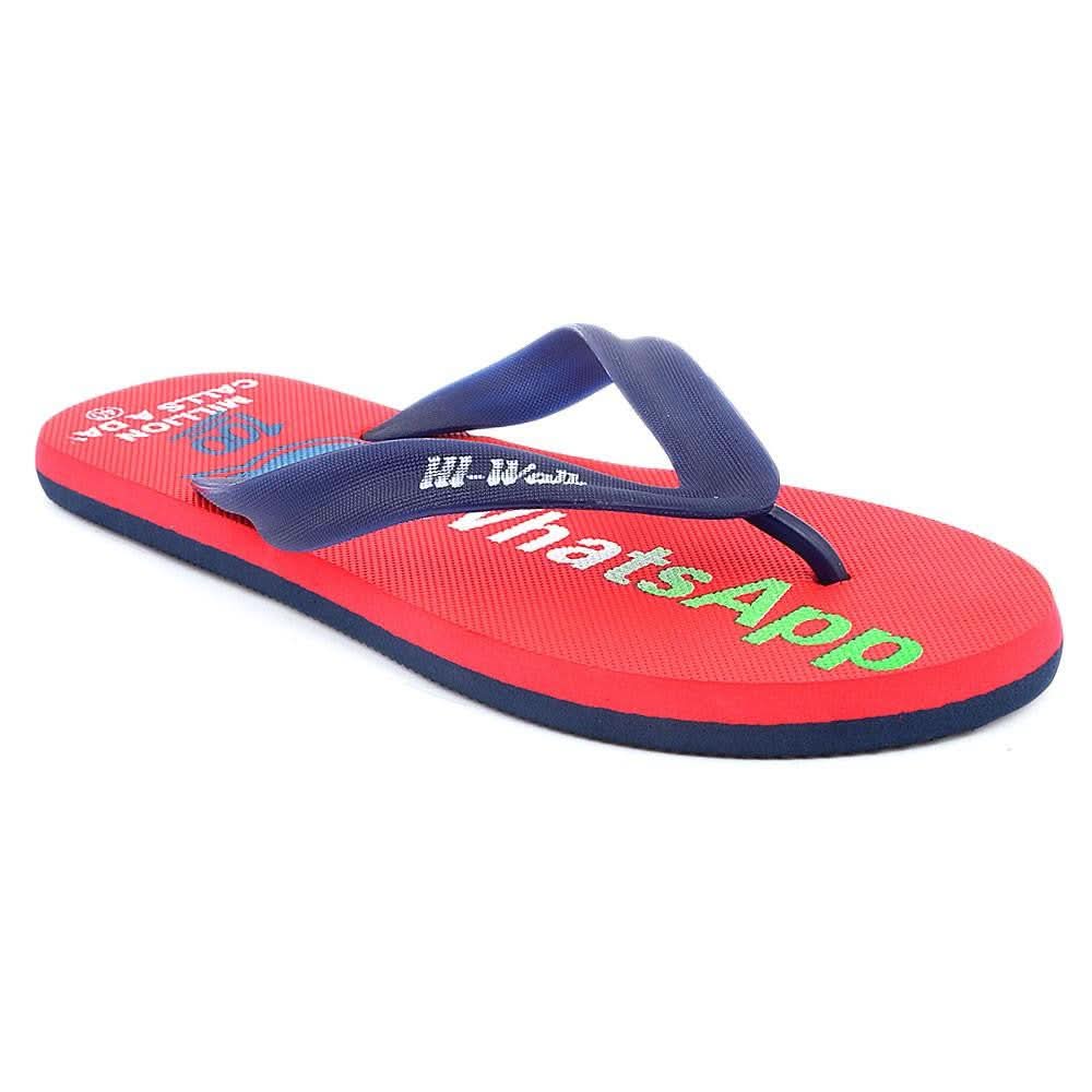 Men's Flip Flops Slippers Hi-Walk - Red - test-store-for-chase-value