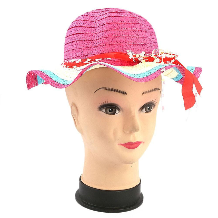 Girls Floppy Hat - Pink - test-store-for-chase-value