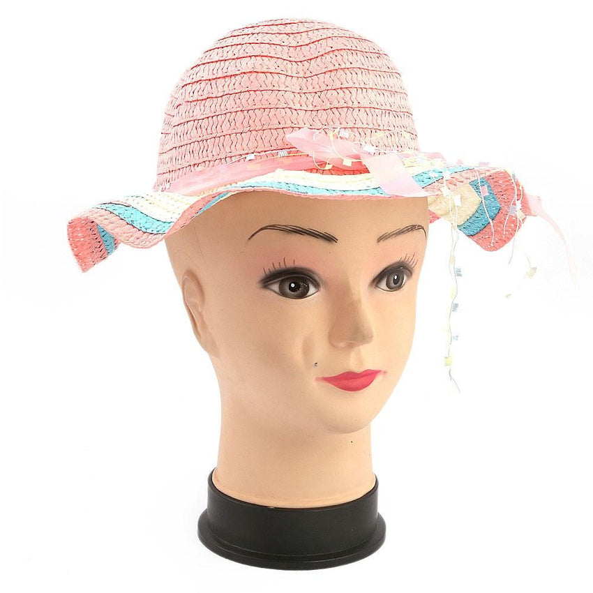 Girls Floppy Hat - Light Pink - test-store-for-chase-value