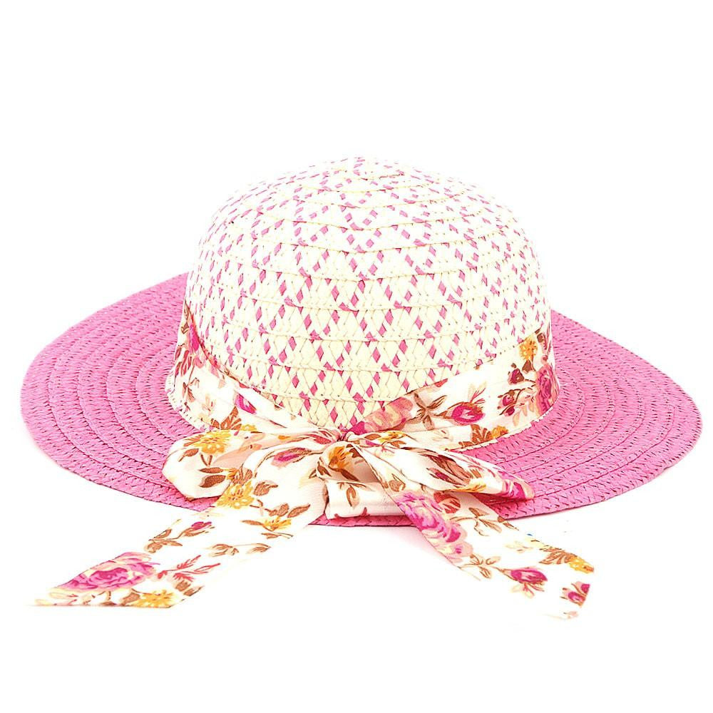 Girls Floppy Hat - Pink - test-store-for-chase-value