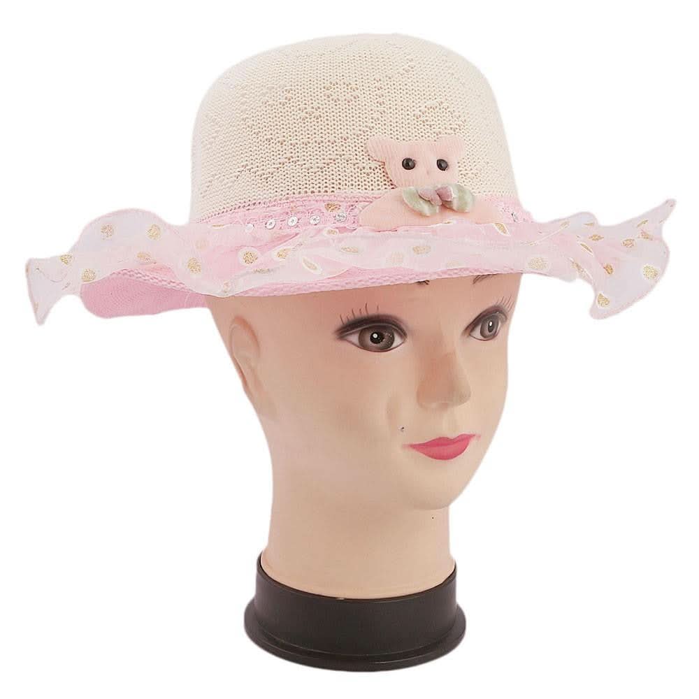 Girls Floppy Hat - Pink - test-store-for-chase-value