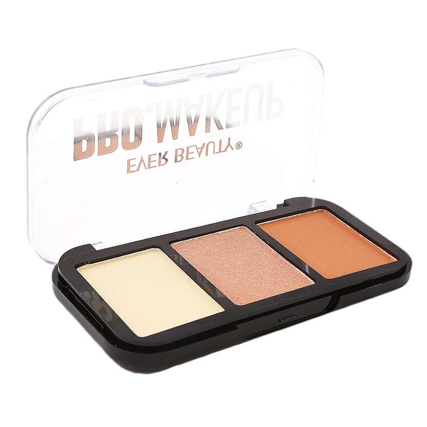 Ever Beauty Pro Makeuo Eye Shadow Kit 3 Colors - Multi - test-store-for-chase-value