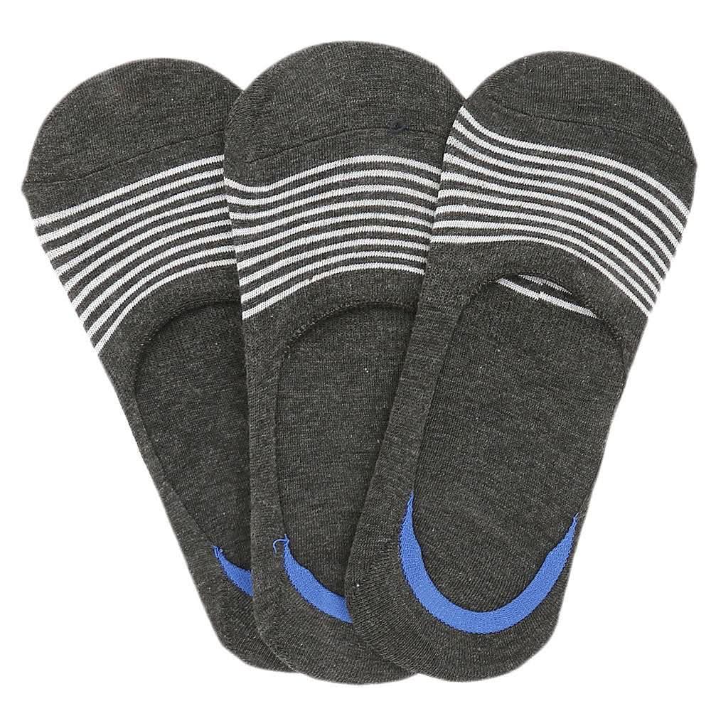 Men's Ankle Socks Pack Of 3 - Dark Grey - test-store-for-chase-value