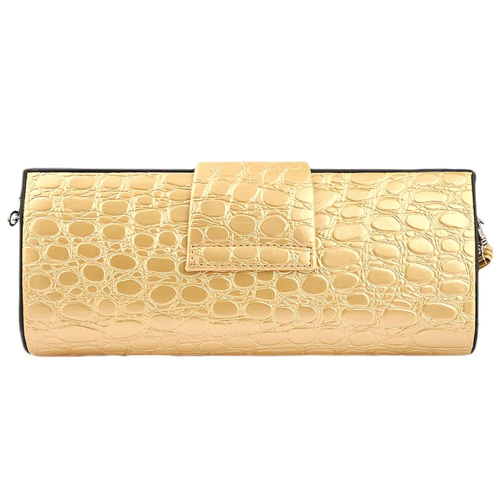 Women's Crocodile Pattern Clutch - Yellow - test-store-for-chase-value