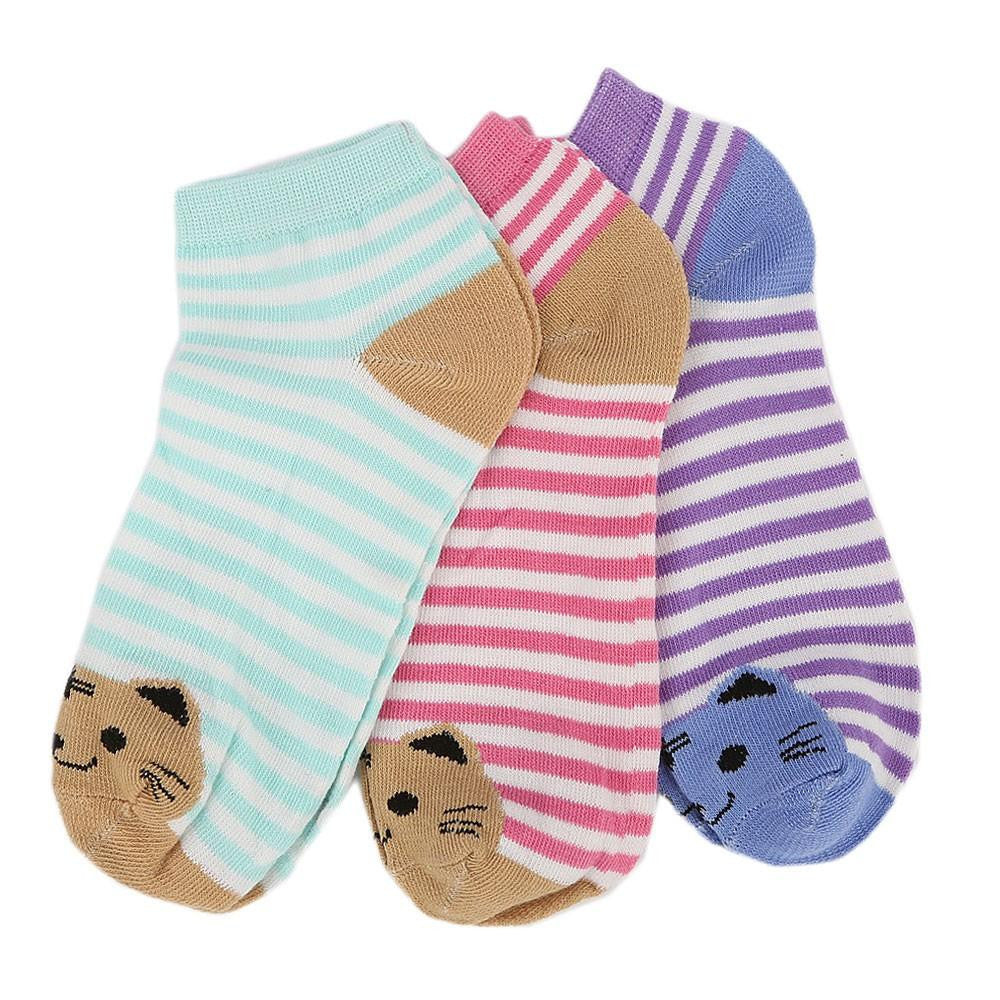 Men's Ankle Socks Pack Of 3 - Multi - test-store-for-chase-value