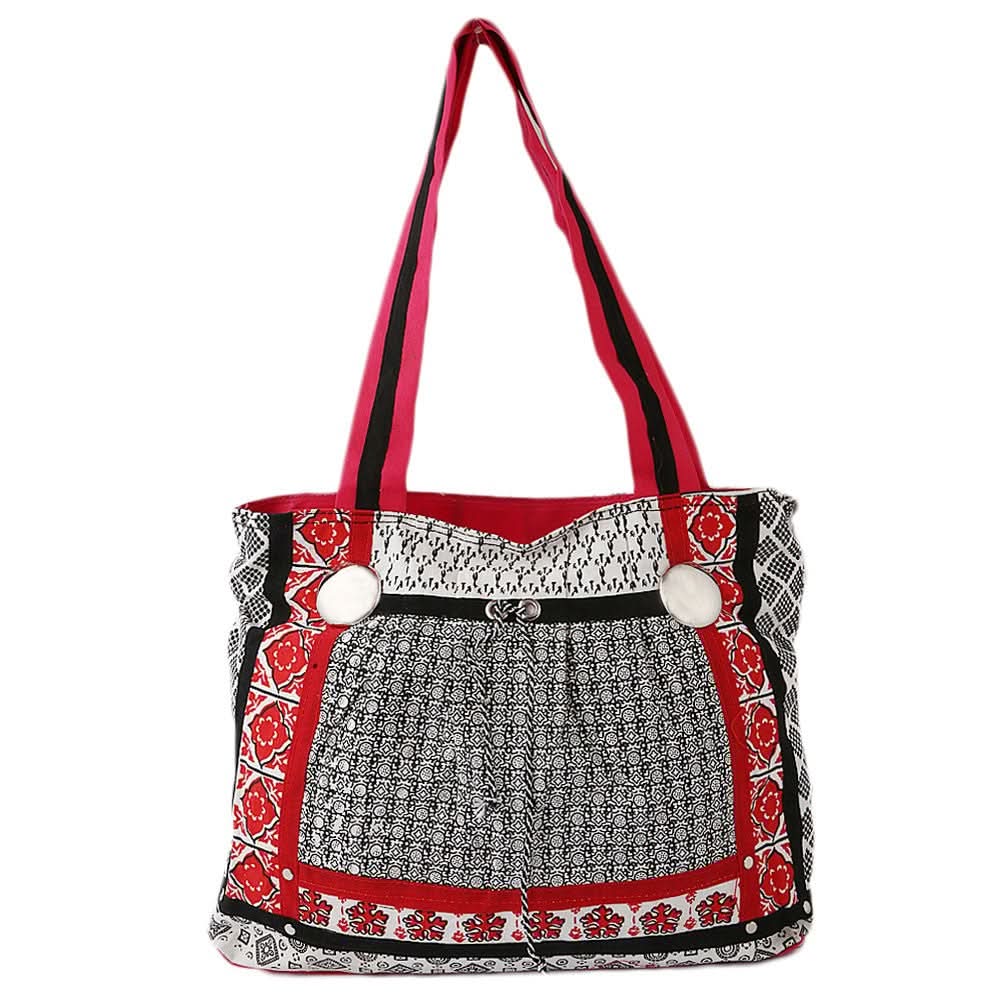 Women's Canvas Bag - Pink - test-store-for-chase-value