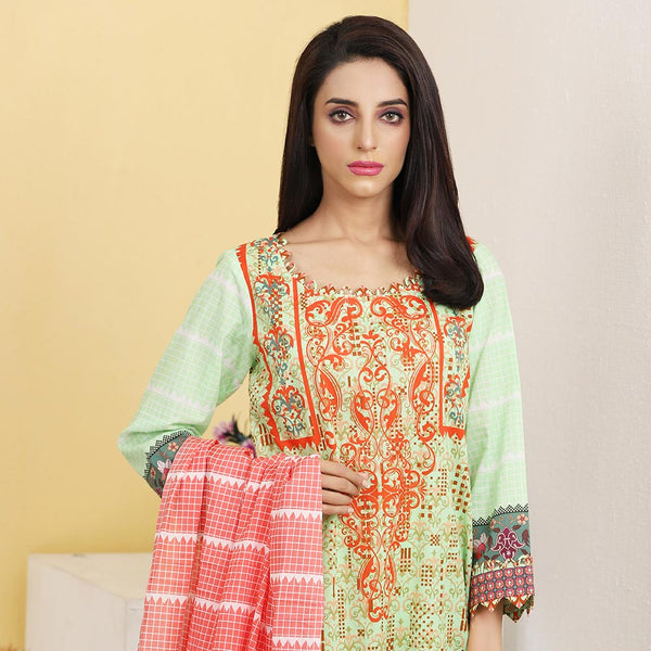 Eminent Digital Lawn 3 Pcs Un-Stitched Suit - 8, Women, 3Pcs Shalwar Suit, Eminent, Chase Value