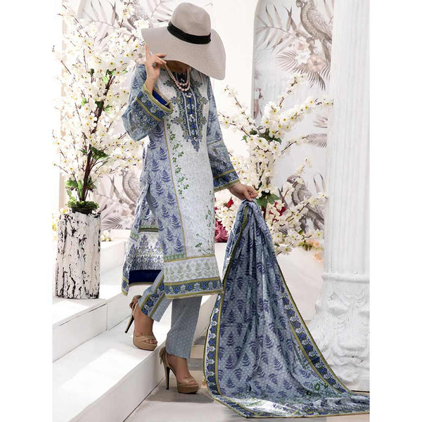 VS Daman Printed Un-Stitched Suit - 214B, Women, 3Pcs Shalwar Suit, VS Textiles, Chase Value