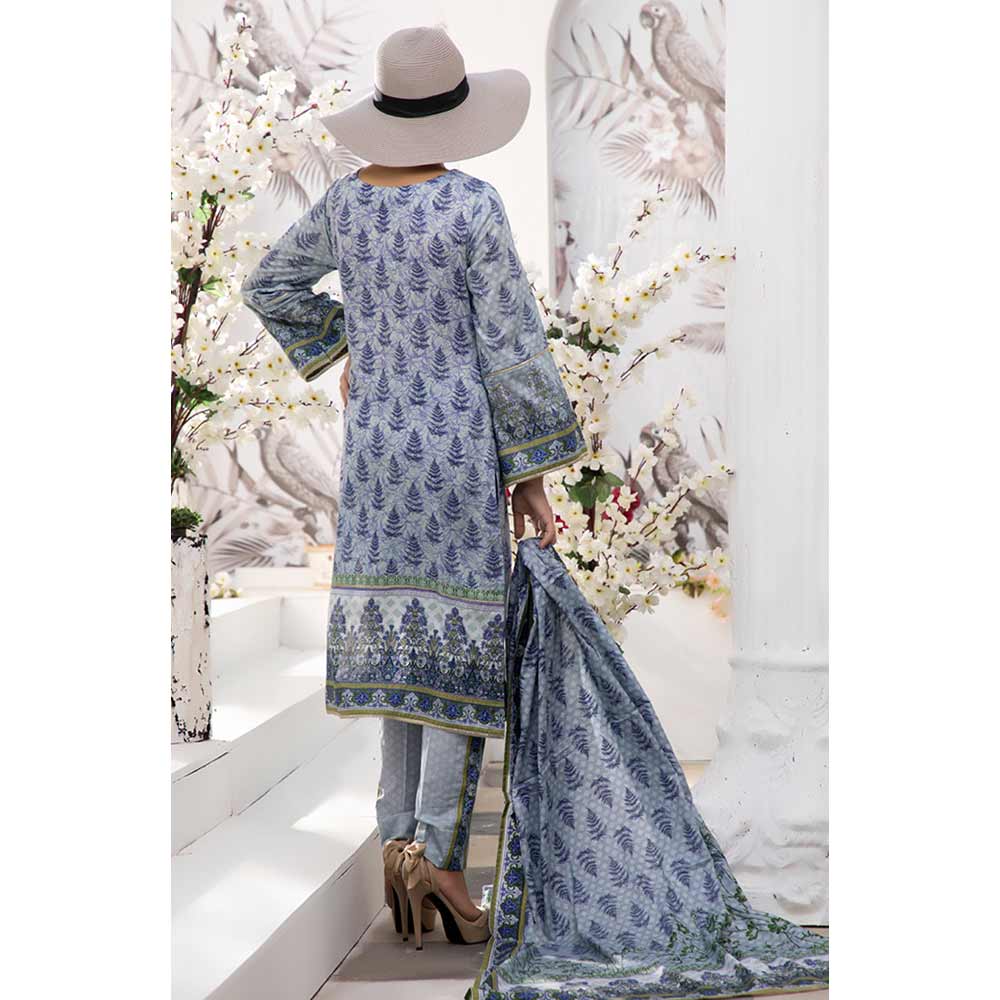 VS Daman Printed Un-Stitched Suit - 214B, Women, 3Pcs Shalwar Suit, VS Textiles, Chase Value