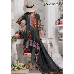VS Daman Printed Un-Stitched Suit - 217B, Women, 3Pcs Shalwar Suit, VS Textiles, Chase Value