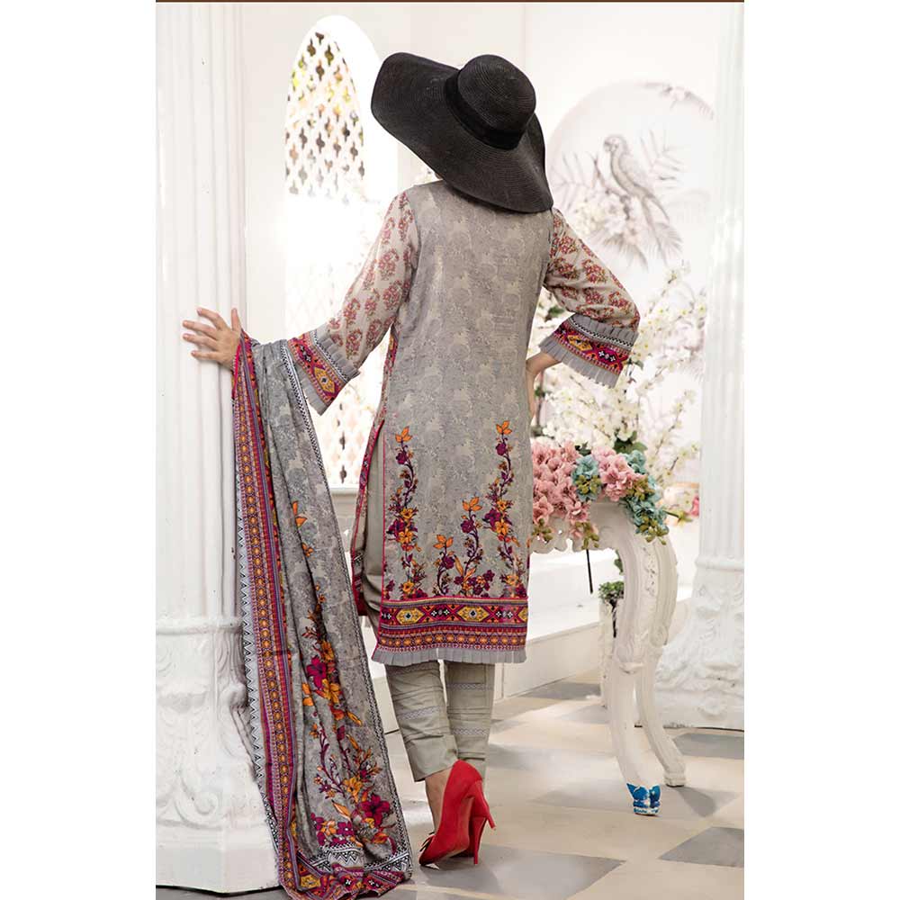 VS Daman Printed Un-Stitched Suit - 218A, Women, 3Pcs Shalwar Suit, VS Textiles, Chase Value