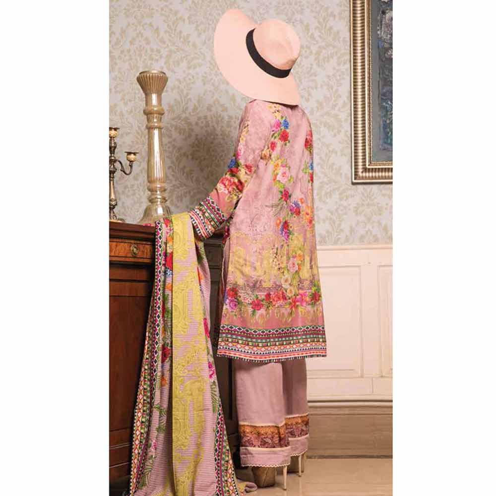 Zynah Digital Embroidered Karandi 3 Piece Un-Stitched Suit - 19-400, Women, 3Pcs Shalwar Suit, VS Textiles, Chase Value