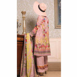 Zynah Digital Embroidered Karandi 3 Piece Un-Stitched Suit - 19-400, Women, 3Pcs Shalwar Suit, VS Textiles, Chase Value