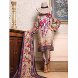 Zynah Digital Embroidered Karandi 3 Piece Un-Stitched Suit - 19-403, Women, 3Pcs Shalwar Suit, VS Textiles, Chase Value