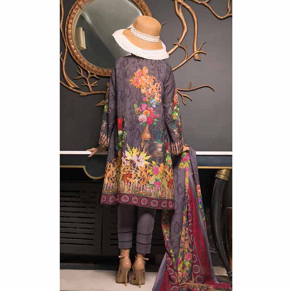 Zynah Digital Embroidered Karandi 3 Piece Un-Stitched Suit - 19-404, Women, 3Pcs Shalwar Suit, VS Textiles, Chase Value