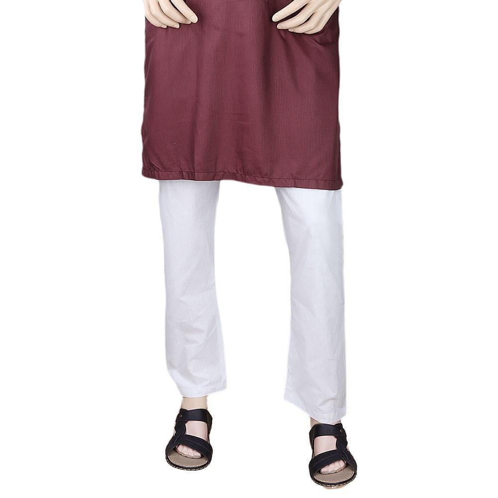 Men's 100% Cotton Pyjama - White - test-store-for-chase-value
