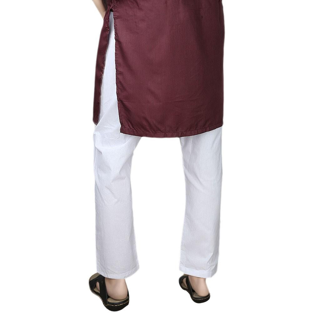 Men's 100% Cotton Pyjama - White - test-store-for-chase-value