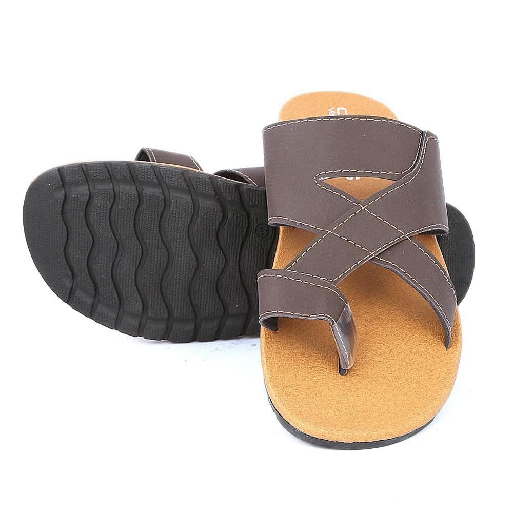 Men's Slippers (750) - Brown - test-store-for-chase-value