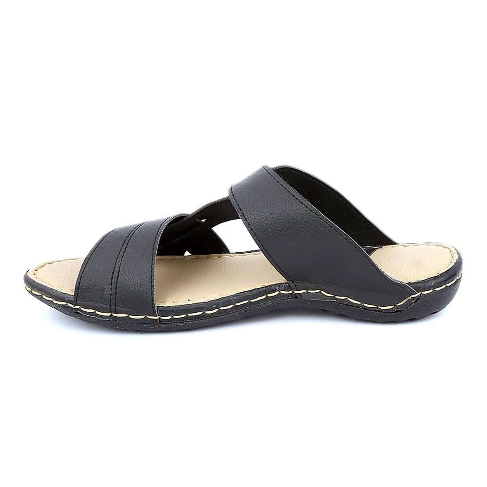 Men's Slippers (R-36) - Black - test-store-for-chase-value