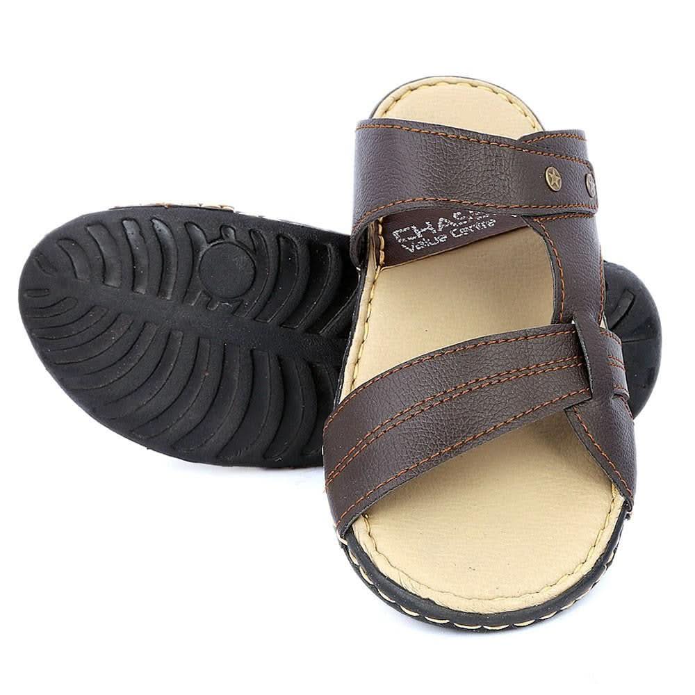 Men's Slippers (R-36) - Brown - test-store-for-chase-value
