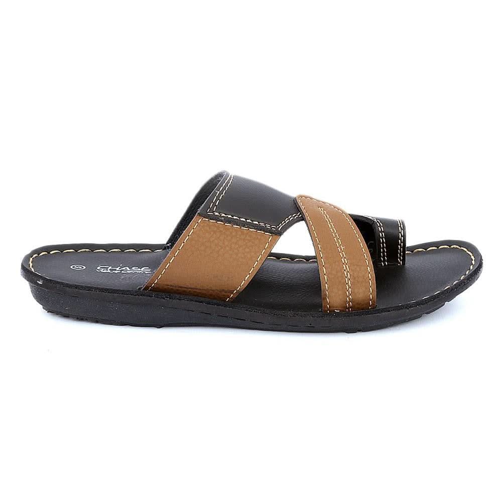 Boys Slippers (1006-A) - Black - test-store-for-chase-value