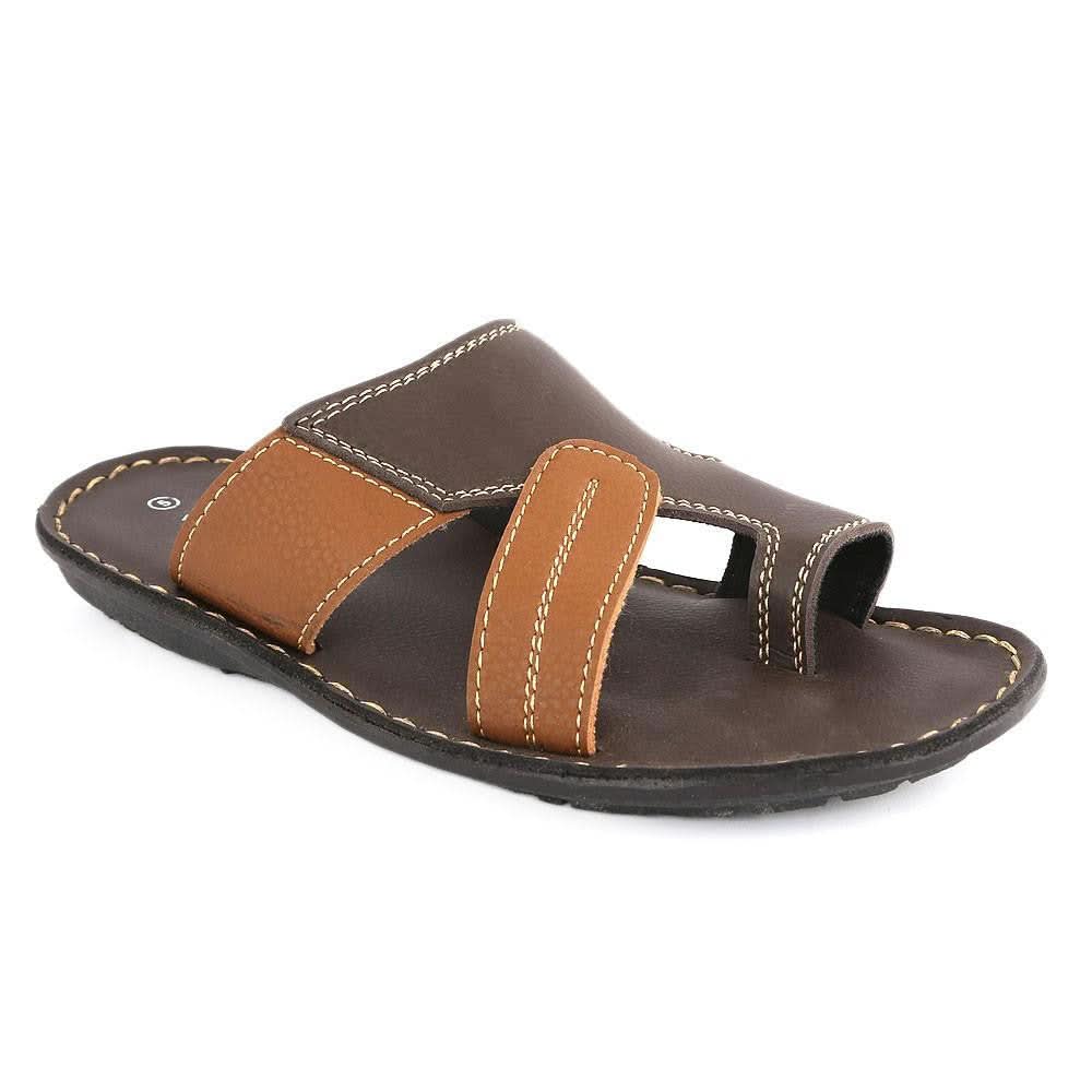 Boys Slippers (1006-A) - Brown - test-store-for-chase-value