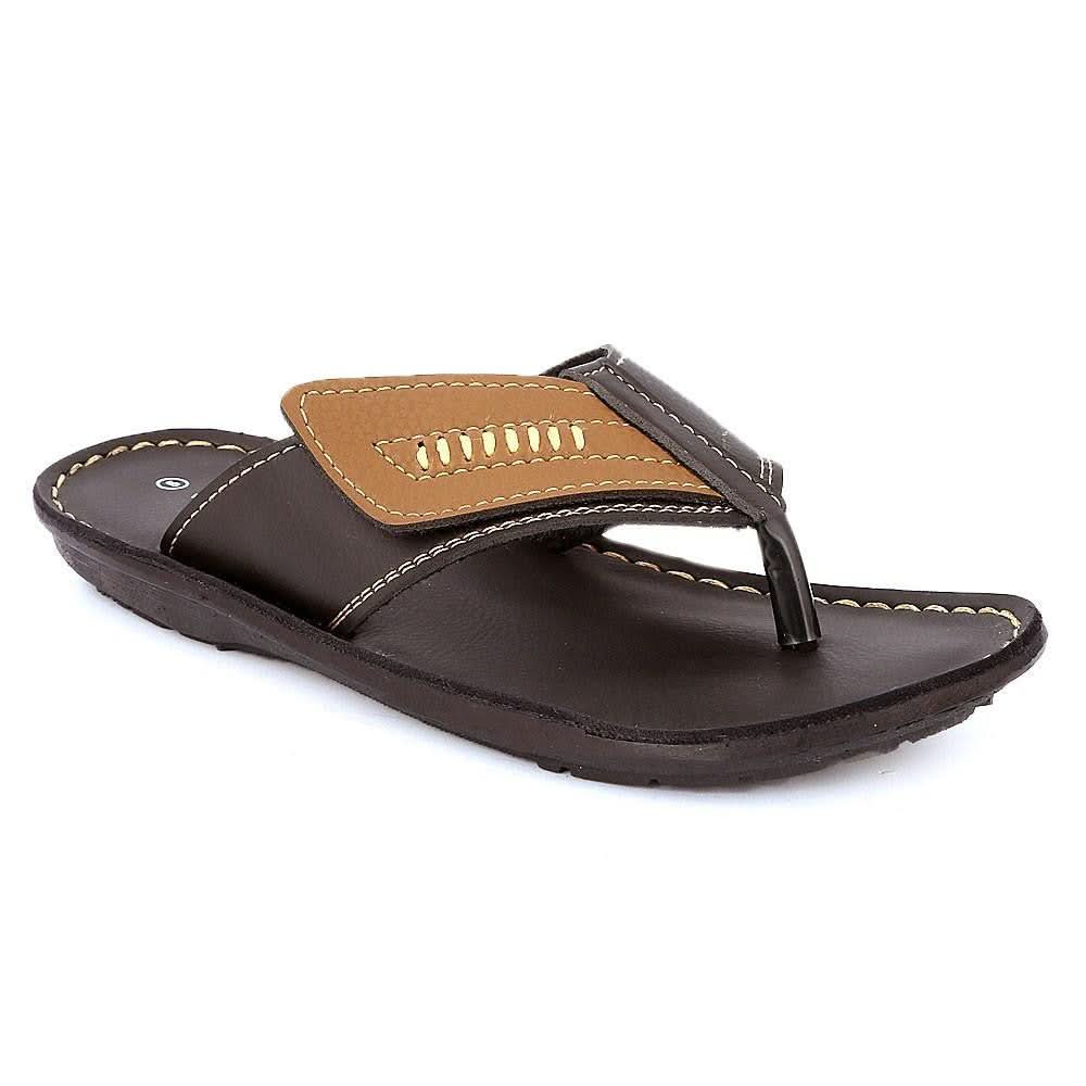 Boys Slippers (1145-A) - Brown - test-store-for-chase-value
