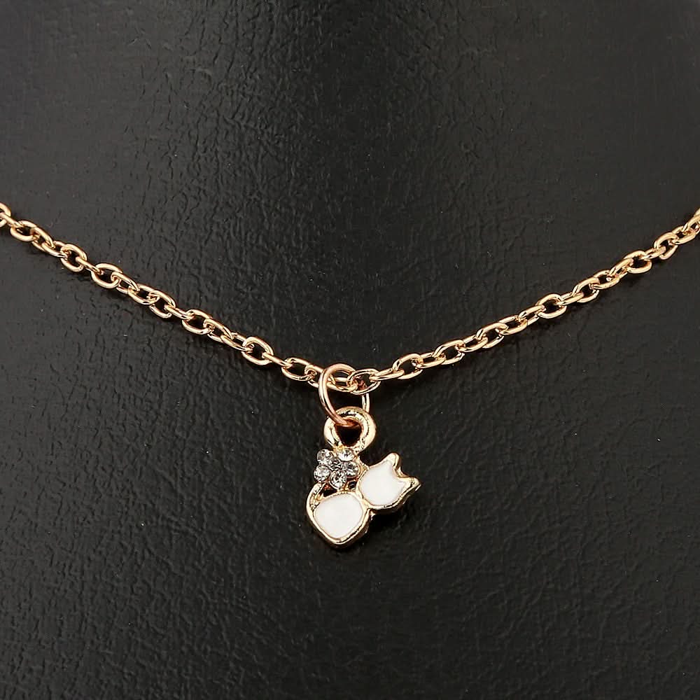 Women's Fancy Locket Set - White - test-store-for-chase-value