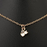 Women's Fancy Locket Set - White - test-store-for-chase-value
