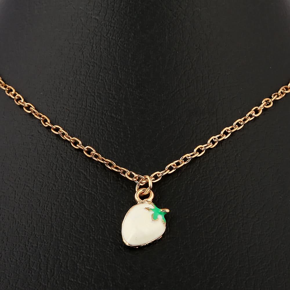 Women's Fancy Locket Set - White - test-store-for-chase-value