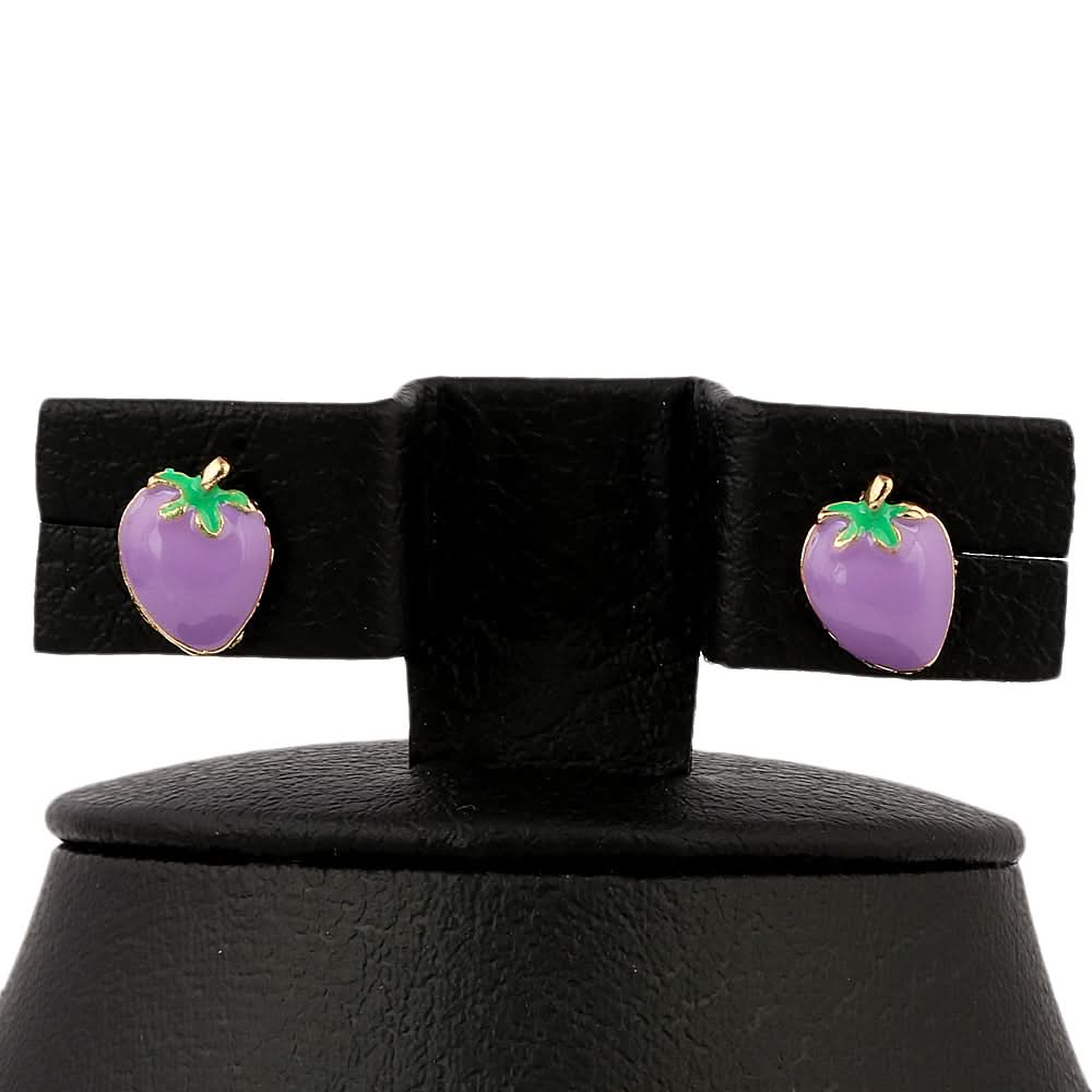Women's Fancy Locket Set - Purple - test-store-for-chase-value