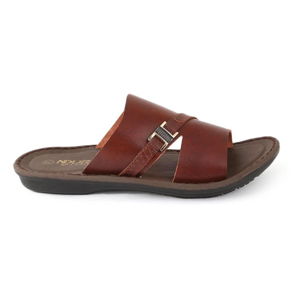 NDURE Men's Slipper S-99 - Brown - test-store-for-chase-value
