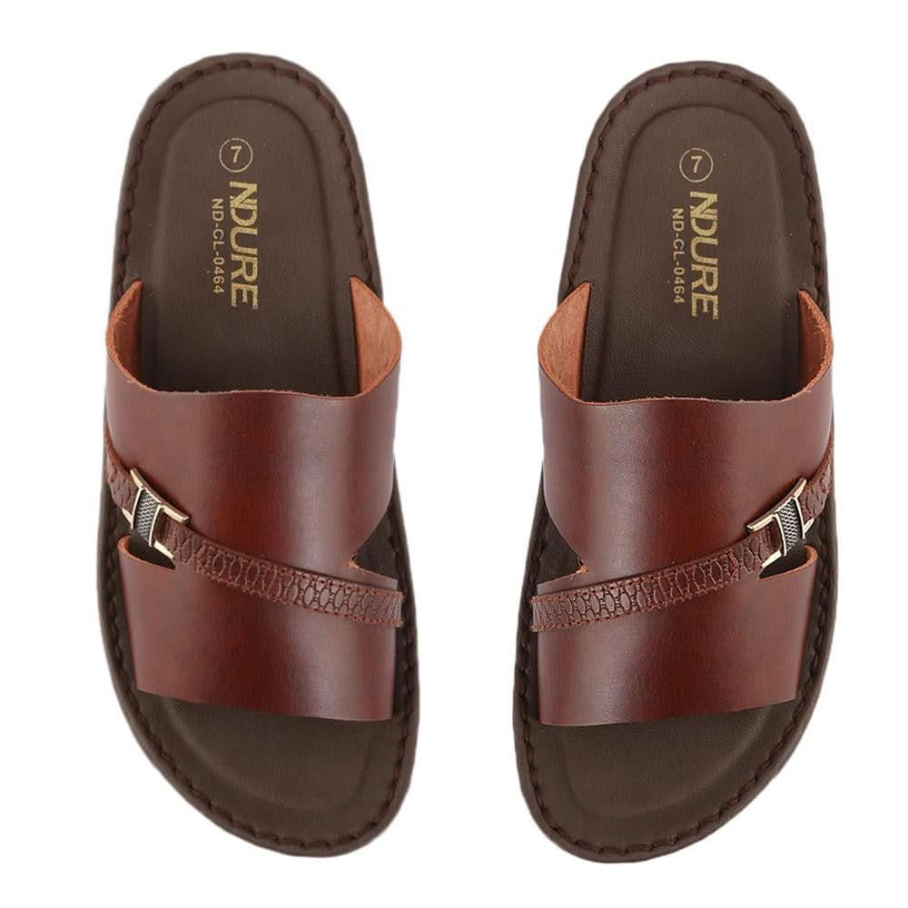 NDURE Men's Slipper S-99 - Brown - test-store-for-chase-value