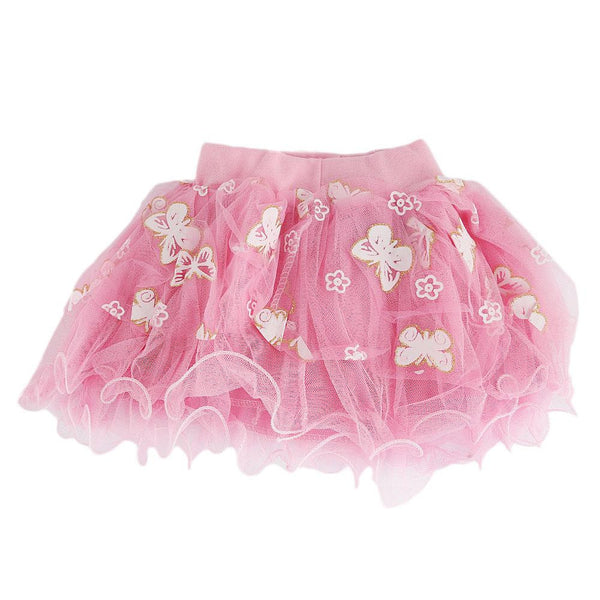 Girls Fancy Net Skirt - Light Pink - test-store-for-chase-value
