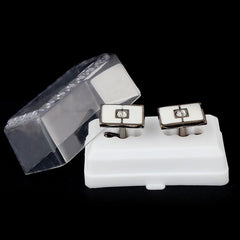 Men's Cufflinks - White - test-store-for-chase-value