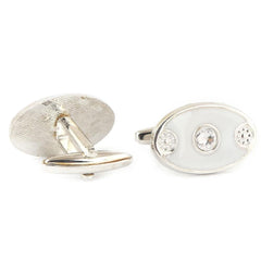 Men's Cufflinks - white - test-store-for-chase-value