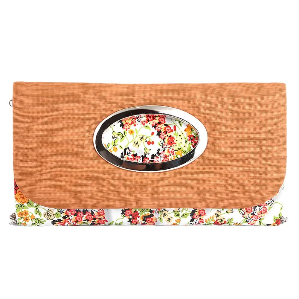 Women's Fancy Clutch 9071 - Mustard - test-store-for-chase-value