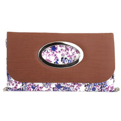 Women's Fancy Clutch 9071 - Brown - test-store-for-chase-value