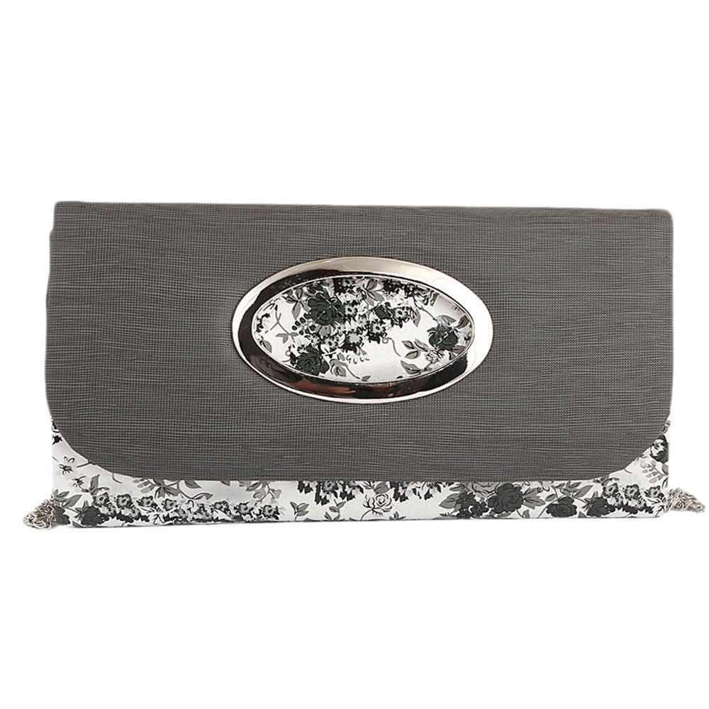 Women's Fancy Clutch 9071 - Dark Grey - test-store-for-chase-value