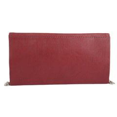 Women's Fancy Clutch 9074 - Maroon - test-store-for-chase-value