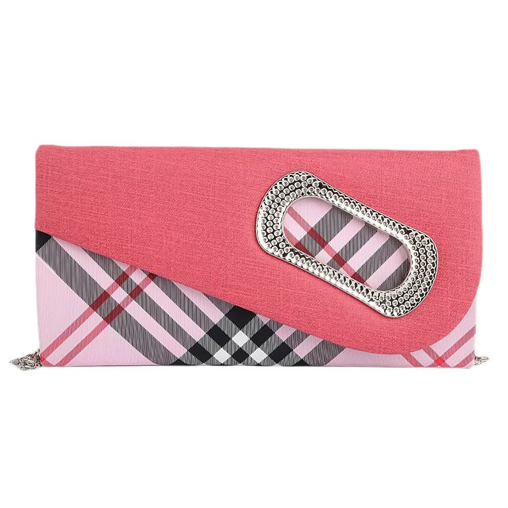 Women's Fancy Clutch 9074 - Pink - test-store-for-chase-value