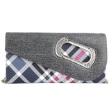 Women's Fancy Clutch 9074 - Dark Grey - test-store-for-chase-value