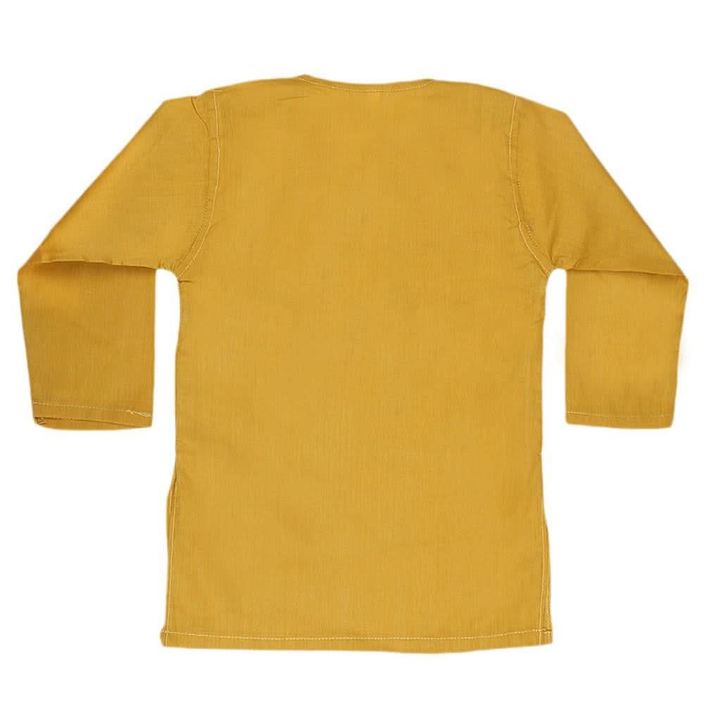 Newborn Boys Shalwar Qameez Suit - Yellow - test-store-for-chase-value