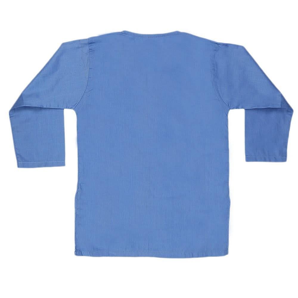 Newborn Boys Shalwar Qameez Suit - Blue - test-store-for-chase-value