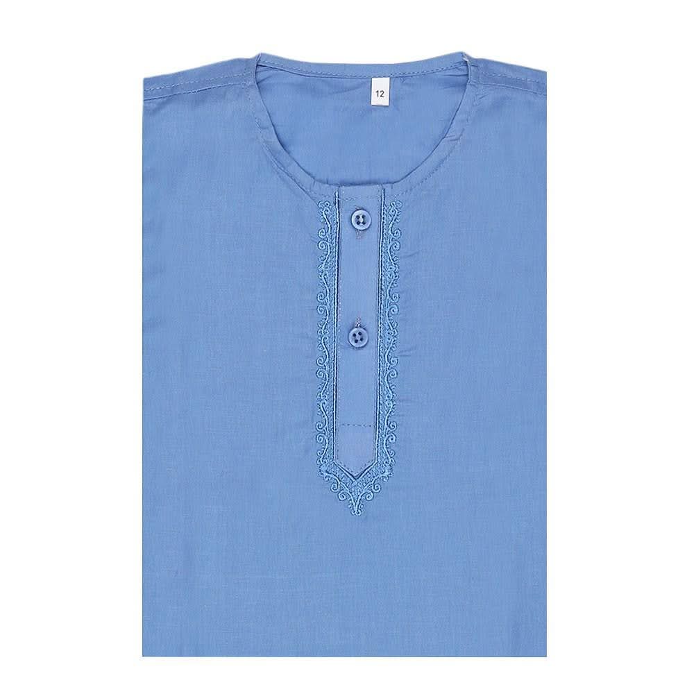 Newborn Boys Shalwar Qameez Suit - Blue - test-store-for-chase-value