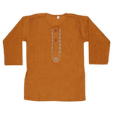 Newborn Boys Shalwar Qameez Suit - Brown - test-store-for-chase-value
