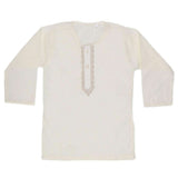 Newborn Boys Shalwar Qameez Suit - Off White - test-store-for-chase-value