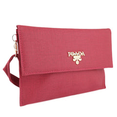 Women's Fancy Clutch 2257 - Maroon - test-store-for-chase-value