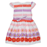 Girls Fancy Frock - Peach - test-store-for-chase-value
