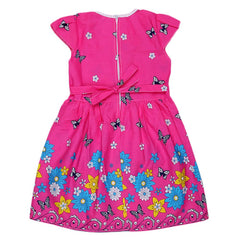 Girls Fancy Frock - Pink - test-store-for-chase-value